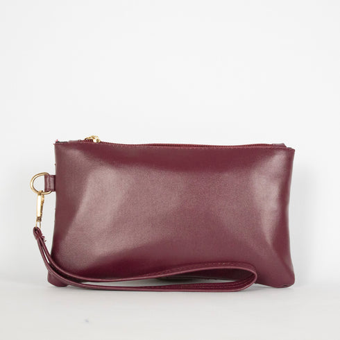 Rhombus Embroidery Accessories Pouch